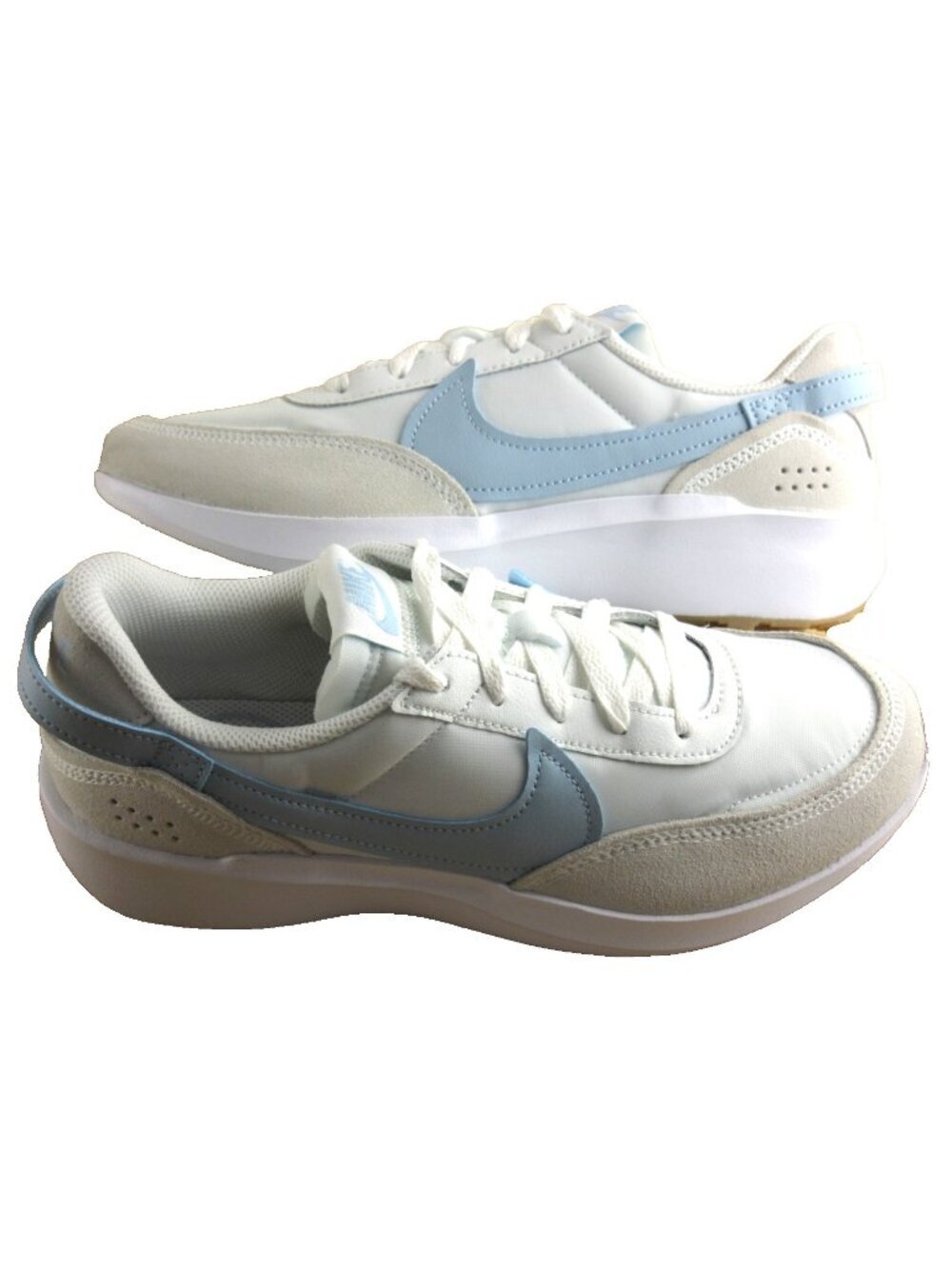 Nike Women's Waffle Debut Retro Running Shoes Platinum Armory Blue Size 8.5 NIB